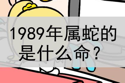 1989年是什么命|1989年属蛇是什么命，89年出生五行属什么